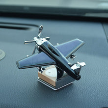 Load image into Gallery viewer, Solar Airplane Car Aromatherapy