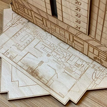 Load image into Gallery viewer, Wooden Advent Calendar Bomb Calendar