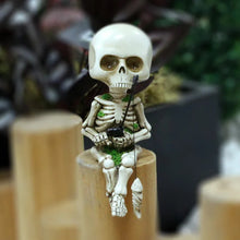 Load image into Gallery viewer, Fishing Skeleton Garden Accessory