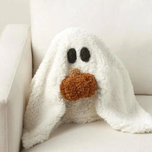 Load image into Gallery viewer, 👻Ghost with Pumpkin🎃 Pillow Halloween