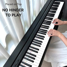 Load image into Gallery viewer, Removable Piano Keyboard Note Labels