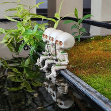 Load image into Gallery viewer, Fishing Skeleton Garden Accessory