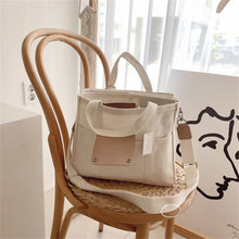 Load image into Gallery viewer, Solid Color Canvas Tote Bag