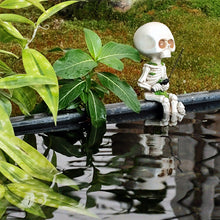 Load image into Gallery viewer, Fishing Skeleton Garden Accessory