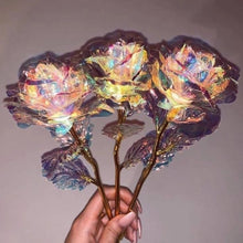 Load image into Gallery viewer, Colorful galaxy rose
