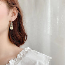 Load image into Gallery viewer, Dreamcatcher Crystal Charm Earrings