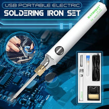 Load image into Gallery viewer, USB Portable Electric Soldering Iron Set