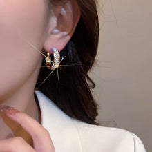 Load image into Gallery viewer, Sparkle Small Hoop Earrings