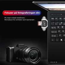Load image into Gallery viewer, Multi-Port 4 i 1 Universal SD TF-kortleser