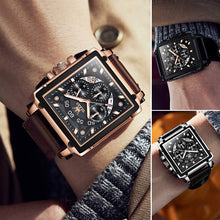 Load image into Gallery viewer, Olevs® Luminous Luxury Square Business Automatic Mechanical Watch