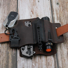 Load image into Gallery viewer, EDC Multi-Tool Belt Loop Leather Sheath