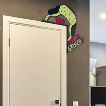 Load image into Gallery viewer, Christmas Grinch Decorative Door Frame