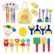 Load image into Gallery viewer, Children's Sponge Painting Tool Set