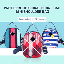 Load image into Gallery viewer, Waterproof Floral Phone Bag Mini Shoulder Bag