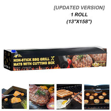 Load image into Gallery viewer, Cuttable Non-Stick BBQ Grill Mats