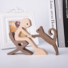 Load image into Gallery viewer, Pet Lover - Wood Sculpture Table Ornaments