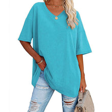 Load image into Gallery viewer, Ladies V-Neck T-Shirt