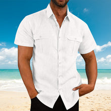 Load image into Gallery viewer, Stretch Short Sleeve Shirt with Pockets