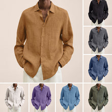 Load image into Gallery viewer, Men's Linen Regular-Fit Shirt