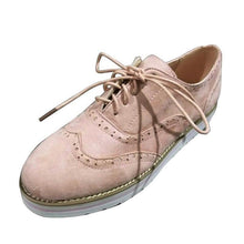 Load image into Gallery viewer, Women's flat suede casual shoes round toe