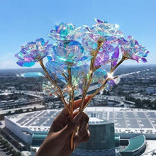 Load image into Gallery viewer, Colorful galaxy rose