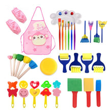 Load image into Gallery viewer, Children's Sponge Painting Tool Set