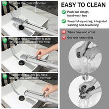 Load image into Gallery viewer, Portable Self-Squeeze Mini Mop