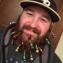 Load image into Gallery viewer, Glowing Beard Christmas Decoration Bells