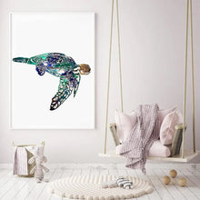 Load image into Gallery viewer, Metal Marine Animal Ornaments