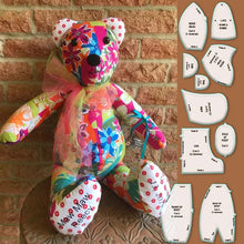 Load image into Gallery viewer, Memory Bear Template Ruler Set(10 PCS)