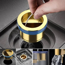 Load image into Gallery viewer, Downspout Universal Brass Floor Drain Core