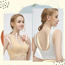 Load image into Gallery viewer, Wireless Front Cross Buckle Lace Lift Bra