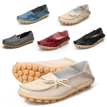 Load image into Gallery viewer, Women's Leather Loafers Moccasins