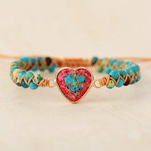 Load image into Gallery viewer, Passionate Heart Jasper Bracelet