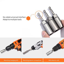 Load image into Gallery viewer, Extra Deep Hex Bit Socket Bolt Nut Driver Bit Set