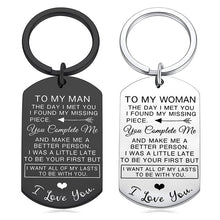 Load image into Gallery viewer, I Want All Of My Lasts To Be With You Keychain