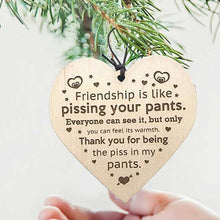 Load image into Gallery viewer, Friendship Wood Pendant Christmas Tree Decor（3pcs）