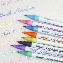 Load image into Gallery viewer, 🎄Gorgeous Double Outline Markers Set (8/12 colors)🎁