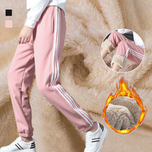 Load image into Gallery viewer, Women Warm Fleece Cotton Solid Joggers Sweatpants