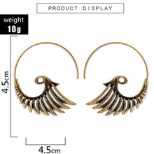 Load image into Gallery viewer, Vintage Peacock Tassel Earrings