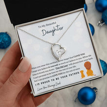 Load image into Gallery viewer, Heart Inlaid Zircon Necklace