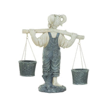 Load image into Gallery viewer, Little Girl Flowerpot Ornament