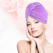 Load image into Gallery viewer, Hair-Drying Towel Cap