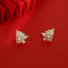 Load image into Gallery viewer, 🎄EARLY CHRISTMAS SALE🎄 Rotatable Christmas tree earrings