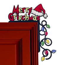 Load image into Gallery viewer, Christmas Grinch Decorative Door Frame