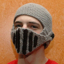 Load image into Gallery viewer, Hand-knitted Knight Hat