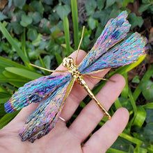 Load image into Gallery viewer, AURA TOURMALINE KYANITE DRAGONFLY