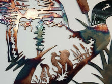 Load image into Gallery viewer, Wild Duck Metal Decorative Pendant