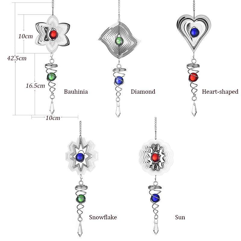 3D Rotating Wind Chime – gohomie