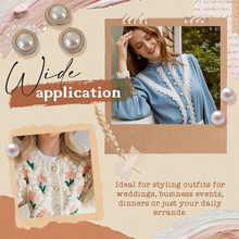 Load image into Gallery viewer, Pearl Cover Up Brooch Buttons Set(10pcs)